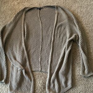 Brandy Melville Taupe Open-Front Caroline Cardigan, one size